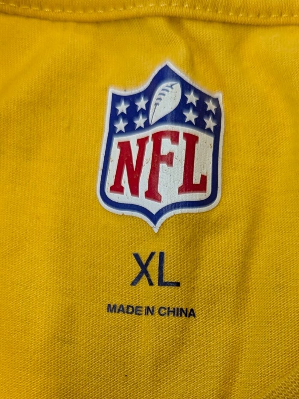 NFL Kansas City Chiefs Yellow Size XL Short Sleeved Tee - Picture 4 of 9